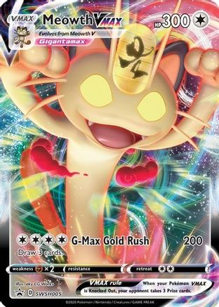 Meowth VMAX (SWSH005) [Sword & Shield: Black Star Promos]