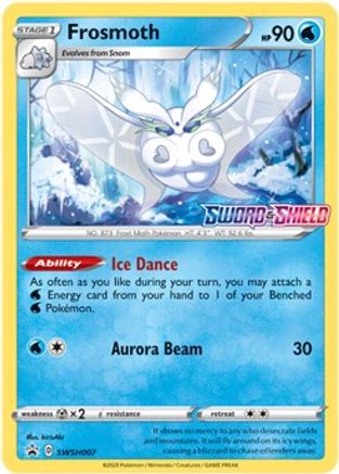 Frosmoth (SWSH007) (Prerelease Promo) [Sword & Shield: Black Star Promos]