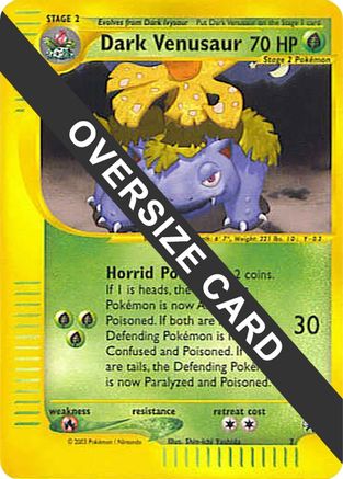 Dark Venusaur (7) (Jumbo Card) [Best of Promos]