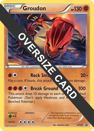 Groudon (XY52) (Jumbo Card) [XY: Black Star Promos]