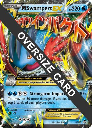 M Swampert EX (XY87) (Jumbo Card) [XY: Black Star Promos]