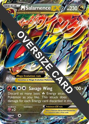 M Salamence EX (XY171) (Jumbo Card) [XY: Black Star Promos]