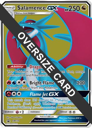 Salamence GX (SM139) (Jumbo Card) [Sun & Moon: Black Star Promos]