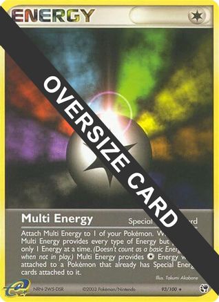 Multi Energy (93/100) (Jumbo Card) [EX: Sandstorm]