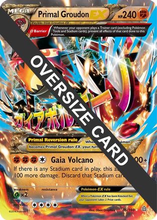Primal Groudon EX (86/160) (Jumbo Card) [XY: Primal Clash]