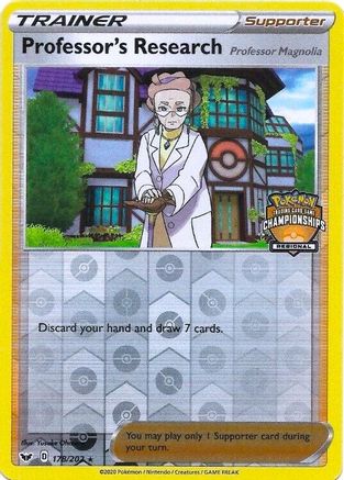 Professor's Research (178/202) (Regional Championship Promo) [Sword & Shield: Base Set]
