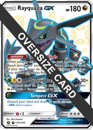 Rayquaza GX (177a/168) (Jumbo Card) [Sun & Moon: Celestial Storm]