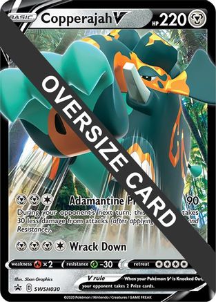 Copperajah V (SWSH030) (Jumbo Card) [Sword & Shield: Black Star Promos]