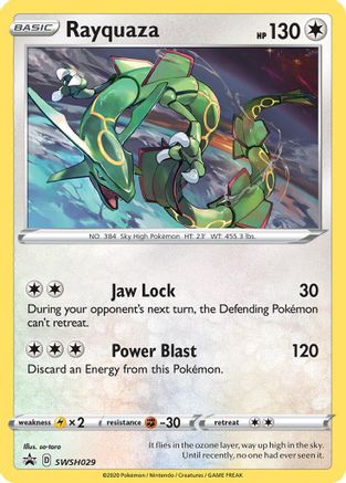 Rayquaza (SWSH029) [Sword & Shield: Black Star Promos]