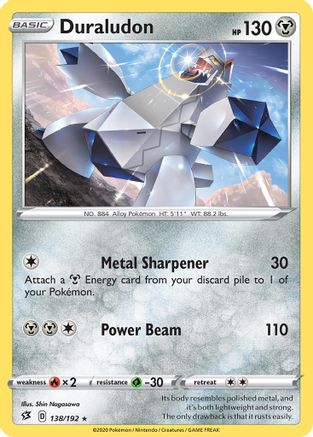 Duraludon (138/192) (Theme Deck Exclusive) [Sword & Shield: Rebel Clash]
