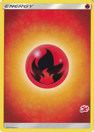 Fire Energy (Charizard Stamp #22) [Battle Academy 2020]