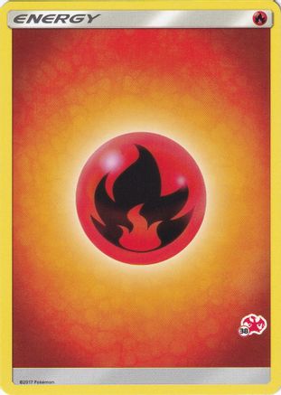 Fire Energy (Charizard Stamp #38) [Battle Academy 2020]