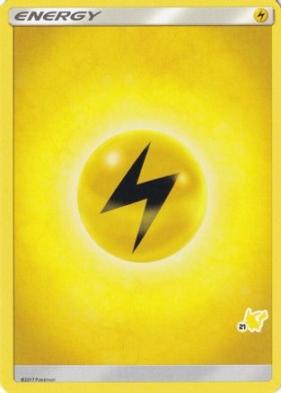 Lightning Energy (Pikachu Stamp #21) [Battle Academy 2020]