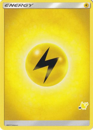 Lightning Energy (Pikachu Stamp #39) [Battle Academy 2020]