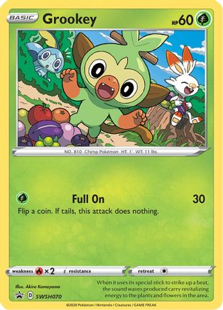Grookey (SWSH070) [Sword & Shield: Black Star Promos]