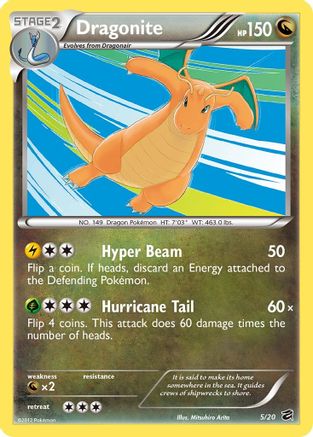 Dragonite (5/20) (Blister Exclusive) [Black & White: Dragon Vault]