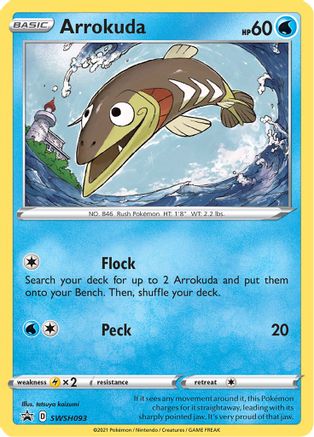 Arrokuda (SWSH093) [Sword & Shield: Black Star Promos]