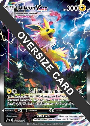 Jolteon VMAX (SWSH184) (Jumbo Card) [Sword & Shield: Black Star Promos]