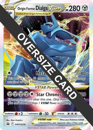 Origin Forme Dialga VSTAR (SWSH256) (Jumbo Card) [Sword & Shield: Black Star Promos]