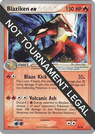 Blaziken ex (89/95) (Blaziken Tech - Chris Fulop) [World Championships 2004]