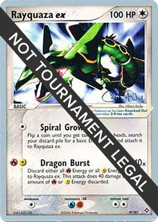 Rayquaza ex (97/97) (Blaziken Tech - Chris Fulop) [World Championships 2004]