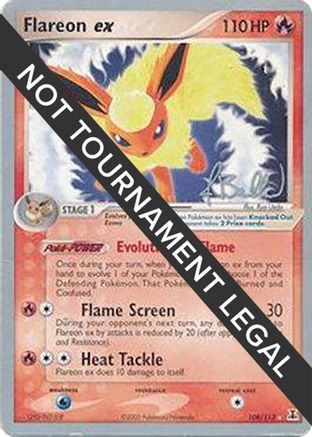 Flareon ex (108/113) (Eeveelutions - Jimmy Ballard) [World Championships 2006]