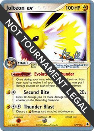 Jolteon ex (109/113) (Eeveelutions - Jimmy Ballard) [World Championships 2006]
