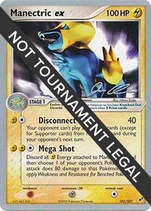 Manectric ex (101/107) (Mewtrick - Jason Klaczynski) [World Championships 2006]