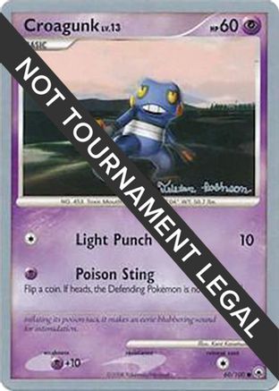Croagunk LV.13 (60/100) (Intimidation - Tristan Robinson) [World Championships 2008]