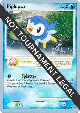 Piplup LV.8 (72/100) (Empotech - Dylan Lefavour) [World Championships 2008]