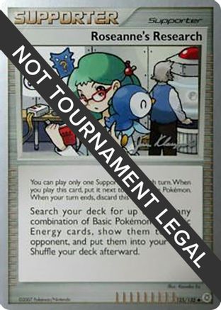 Roseanne's Research (125/132) (Psychic Lock - Jason Klaczynski) [World Championships 2008]