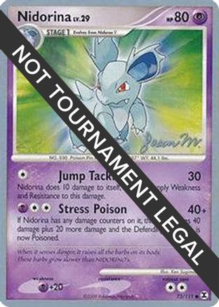 Nidorina LV.29 (73/111) (Queengar - Jason Martinez) [World Championships 2009]