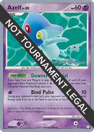 Azelf LV.50 (4/123) (Happy Luck - Mychael Bryan) [World Championships 2010]