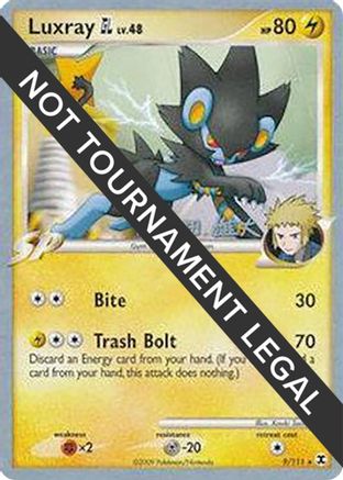 Luxray GL LV.48 (9/111) (LuxChomp of the Spirit - Yuta Komatsuda) [World Championships 2010]