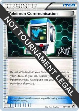 Pokemon Communication (99/114) (Reshiphlosion - Christopher Kan) [World Championships 2011]