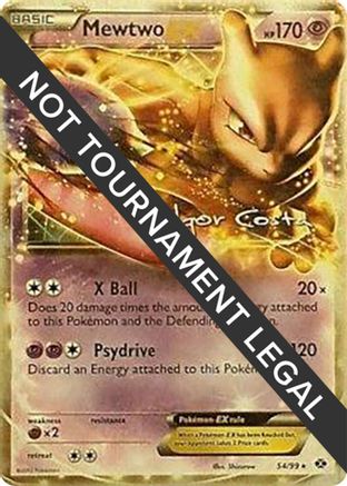 Mewtwo EX (54/99) (Pesadelo Prism - Igor Costa) [World Championships 2012]
