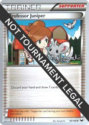 Professor Juniper (98/108) (Terraki-Mewtwo - Shuto Itagaki) [World Championships 2012]