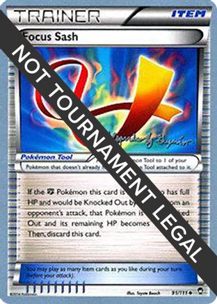 Focus Sash (91/111) (Primal Groudon - Alejandro Ng-Guzman) [World Championships 2015]