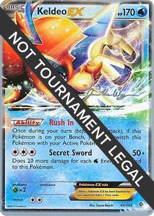 Keldeo EX (49/149) (HonorStoise - Jacob Van Wagner) [World Championships 2015]