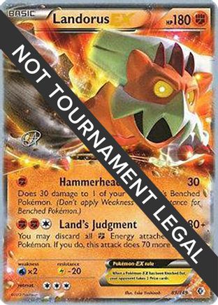 Landorus EX (89/149) (The Flying Hammer - Rowan Stavenow) [World Championships 2015]