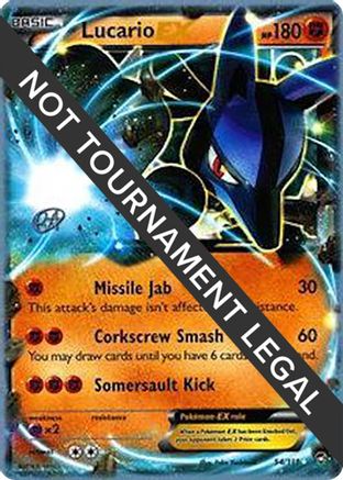 Lucario EX (54/111) (The Flying Hammer - Rowan Stavenow) [World Championships 2015]