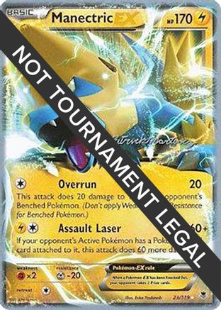 Manectric EX (23/119) (Punches 'n' Bites - Patrick Martinez) [World Championships 2015]