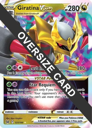 Giratina VSTAR (131/196) (Jumbo Card) [Sword & Shield: Lost Origin]