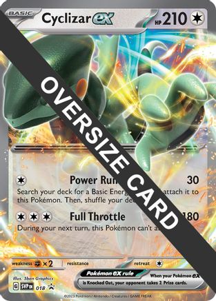 Cyclizar ex (018) (Jumbo Card) [Scarlet & Violet: Black Star Promos]