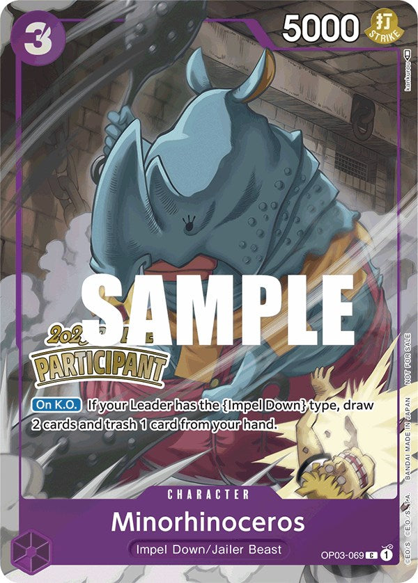 Minorhinoceros (Offline Regional 2023) [Participant] [One Piece Promotion Cards]