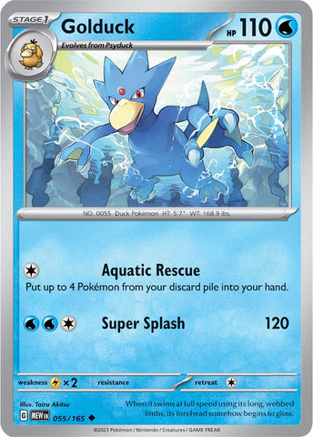 Golduck (055/165) [Scarlet & Violet: 151]