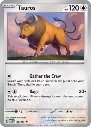 Tauros (128/165) [Scarlet & Violet 151]