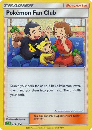 Pokemon Fan Club (CLV) [Trading Card Game Classic]