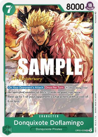 Donquixote Doflamingo [Awakening of the New Era: 1st Anniversary Tournament Cards]