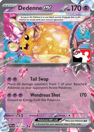 Dedenne ex (093/193) [Prize Pack Series Four]